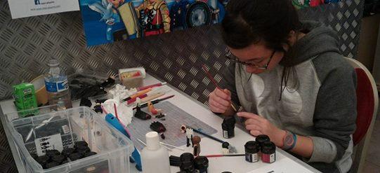 Atelier custom playmobil alizee au chateau de jallanges