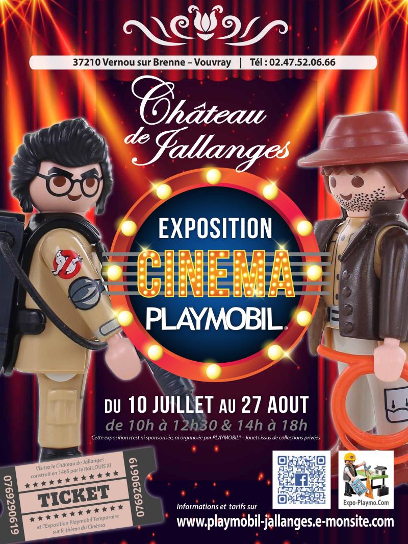 Exposition Playmobil sur le cinéma par dominque Béthune