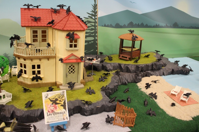 Fond diorama pour playmobil dominique bethune les oiseaux