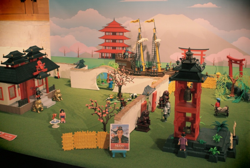 Fond diorama pour playmobil dominique bethune mulan asie