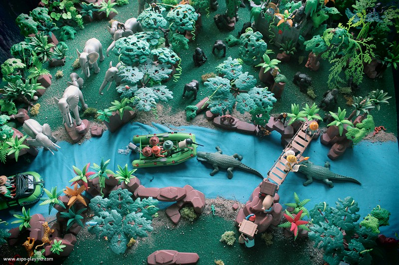 Img 2156 diorama jungle playmobil dominique bethune