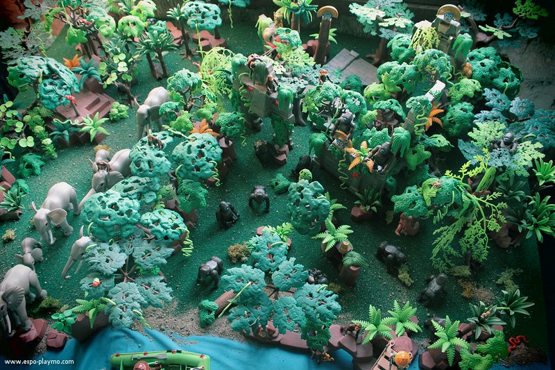 Img 2157 diorama jungle playmobil dominique bethune