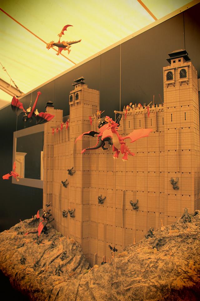 La grande muraille en playmobil exposition dominique bethune