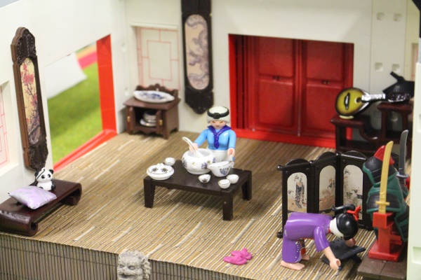 La maison de Mulan realisee en Playmobil par alizee et dominique bethune collectionneur de playmobil