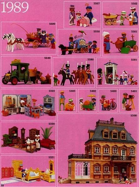 Playmobil catalogue 1989 belle epoque 1900