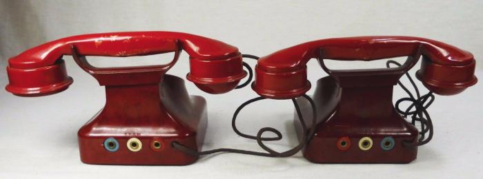Telephone geobra 1937 bakelite arriere usine playmobil