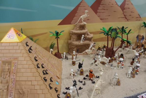 Fond diorama pour playmobil egypte